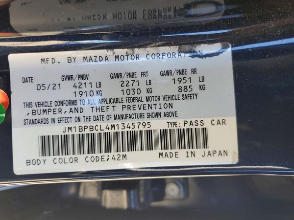 2021 MAZDA 3