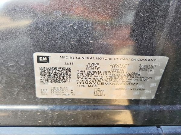 2019 CHEVROLET EQUINOX LT (1LT)