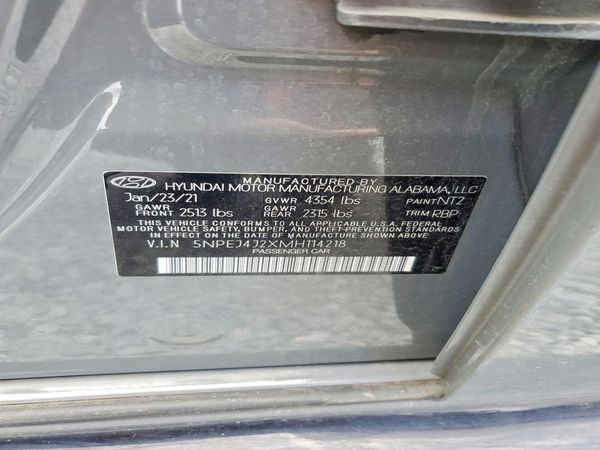 2021 HYUNDAI SONATA SEL Plus