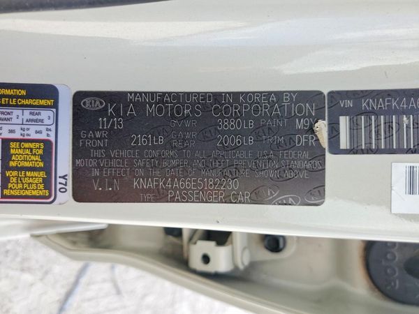 2014 KIA FORTE LX