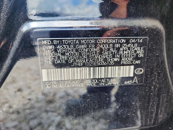 2014 LEXUS IS 250