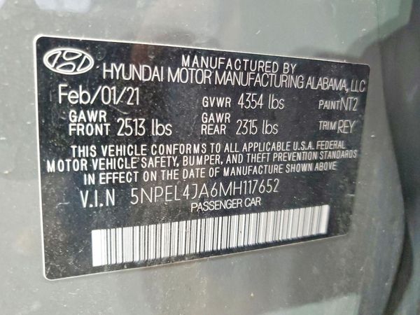 2021 HYUNDAI SONATA