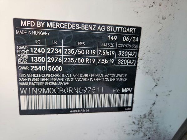 2024 MERCEDES-BENZ EQB EQB 250+