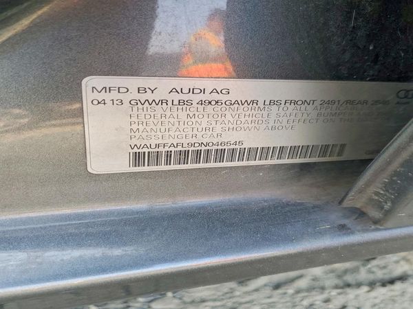 2013 AUDI A4 quattro Premium Plus