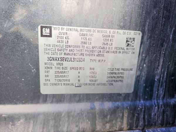 2018 CHEVROLET EQUINOX LT (1LT)