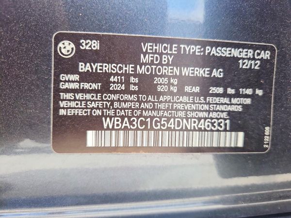 2013 BMW 328