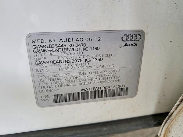 2012 AUDI Q5 Premium Plus
