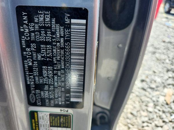 2019 HYUNDAI SANTA FE XL SE Premium pkg