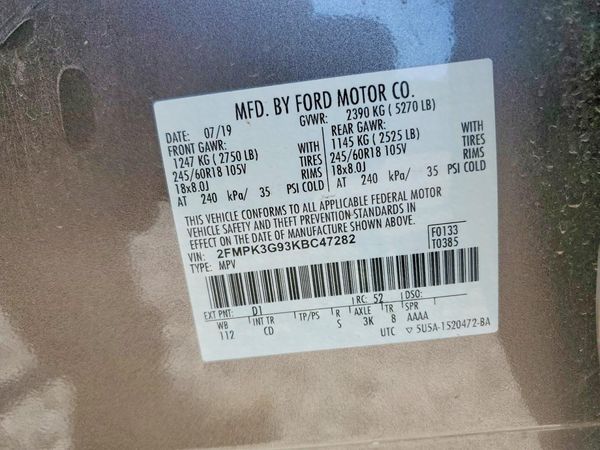 2019 FORD EDGE SE