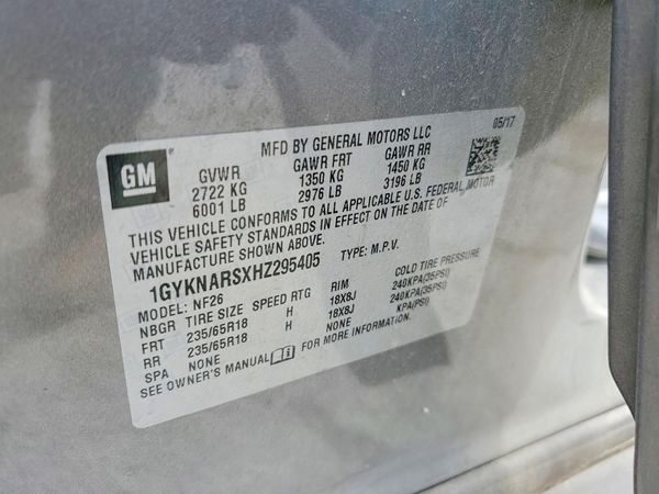 2017 CADILLAC XT5 Base