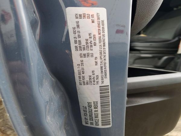 2020 RAM PROMASTER 1500 VF