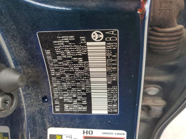 2018 TOYOTA COROLLA L/LE/SE/XLE/XSE