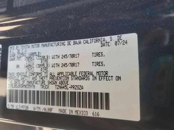 2024 TOYOTA TACOMA