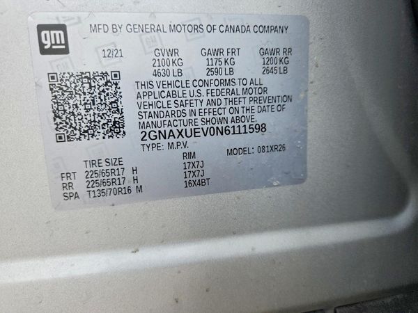 2022 CHEVROLET EQUINOX