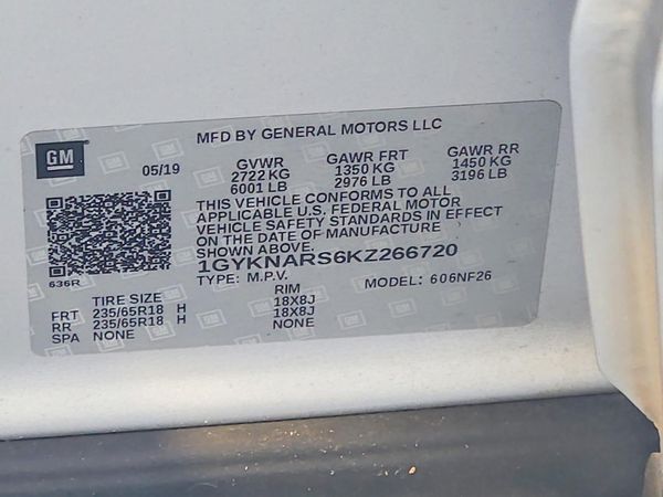 2019 CADILLAC XT5