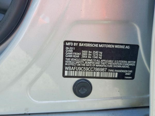 2012 BMW 550 xDrive