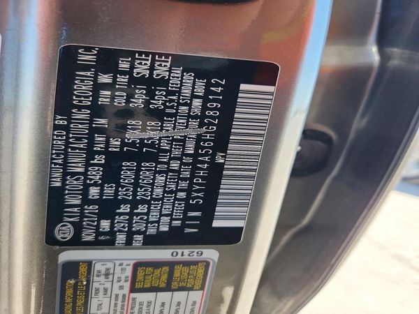 2017 KIA SORENTO EX — VINS