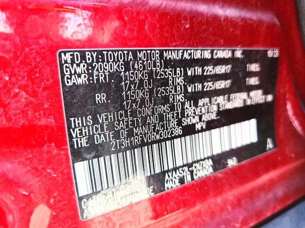 2024 TOYOTA RAV4 LE