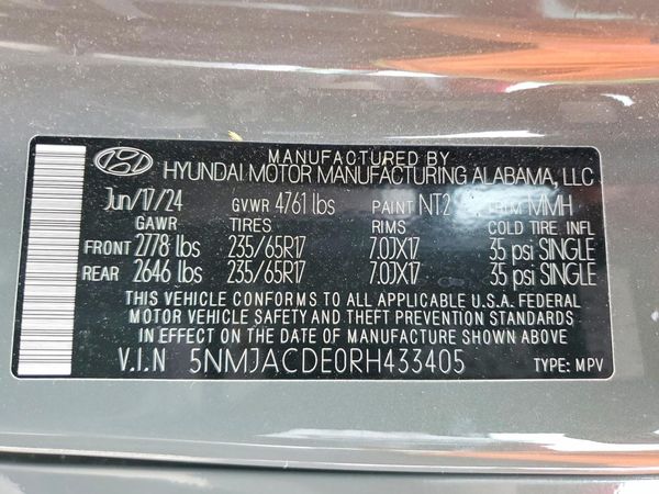 2024 HYUNDAI TUCSON SE