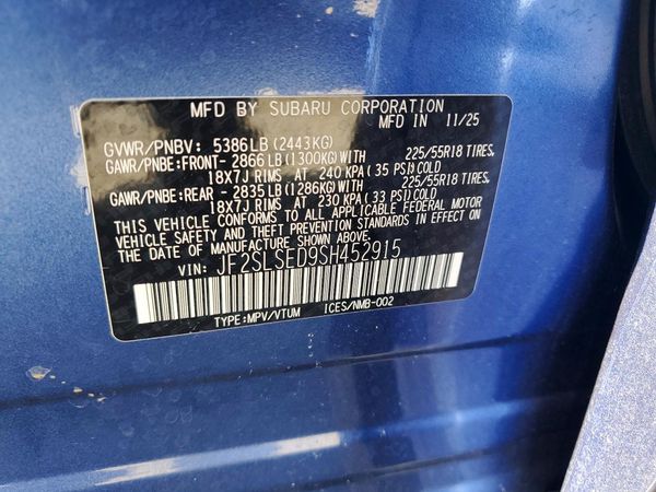 2025 SUBARU FORESTER Premium