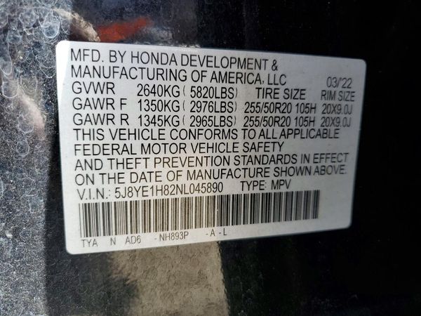 2022 ACURA MDX ADV