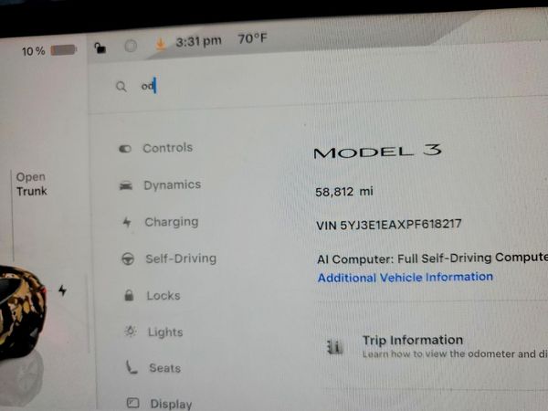 2023 TESLA MODEL 3