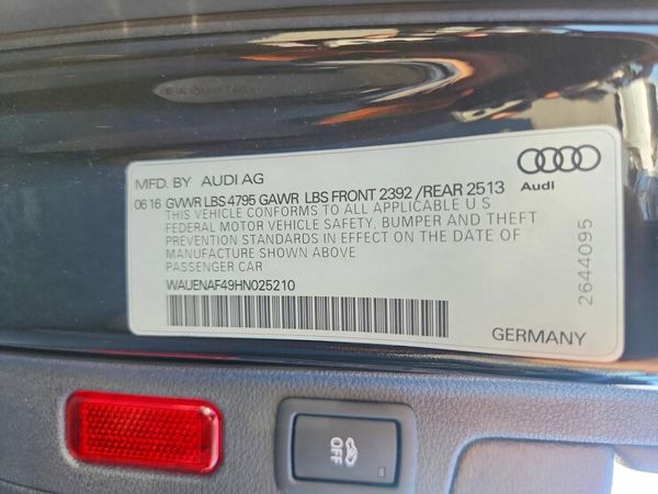 2017 AUDI A4 quattro Premium Plus