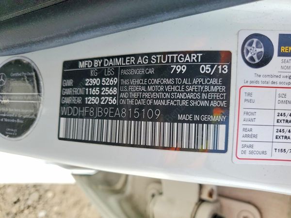 2014 MERCEDES-BENZ E E350