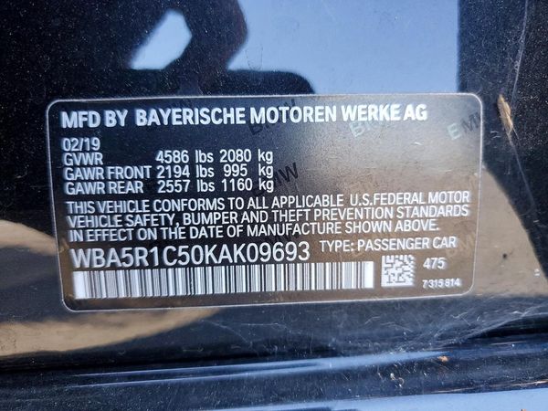 2019 BMW 330I
