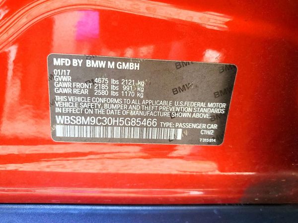 2017 BMW M3