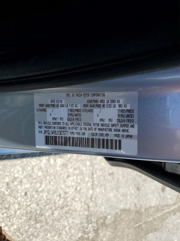 2018 MAZDA 6 Grand Touring Reserve