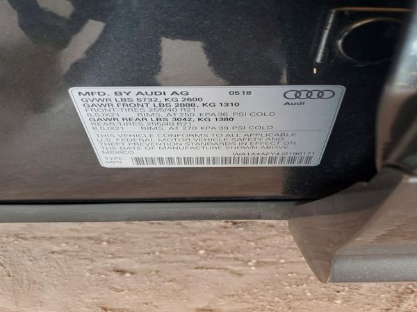2018 AUDI SQ5