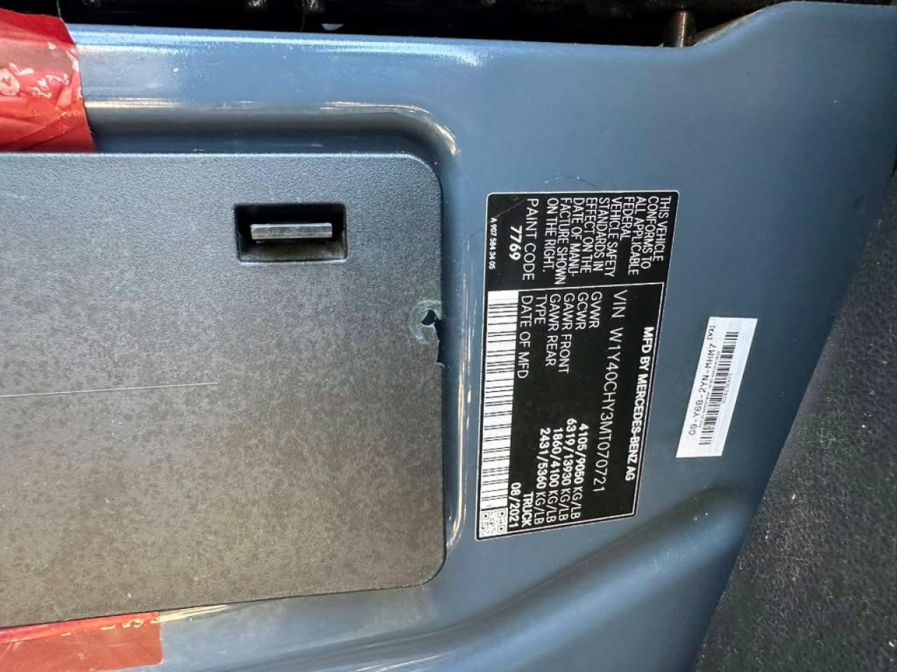 2021 MERCEDES-BENZ SPRINTER 907 (VS30)
