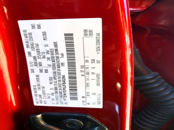 2018 FORD F150