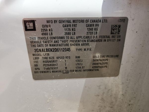 2013 CHEVROLET EQUINOX
