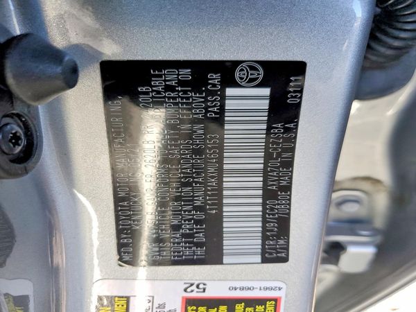 2021 TOYOTA CAMRY