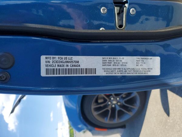 2022 DODGE CHARGER
