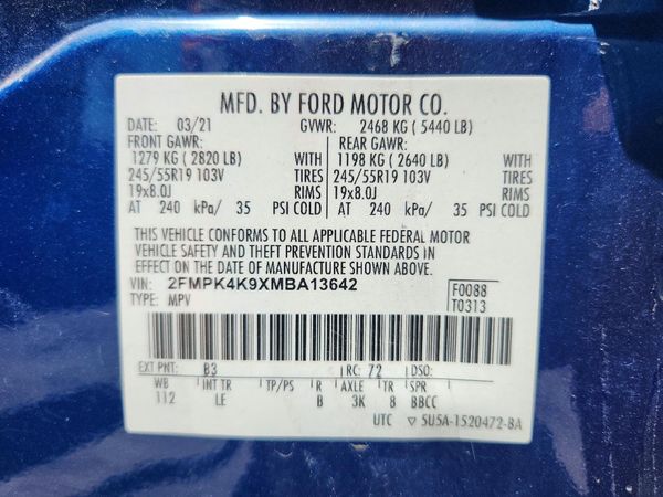 2021 FORD EDGE