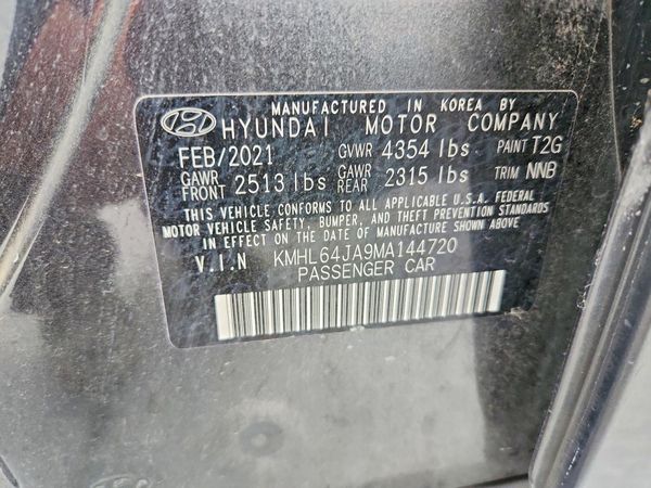 2021 HYUNDAI SONATA SEL