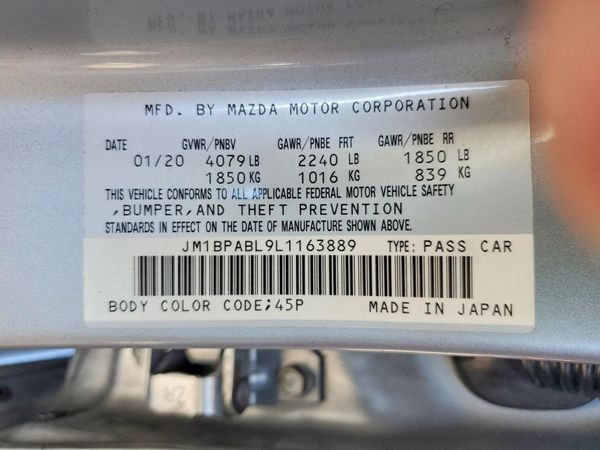 2020 MAZDA 3