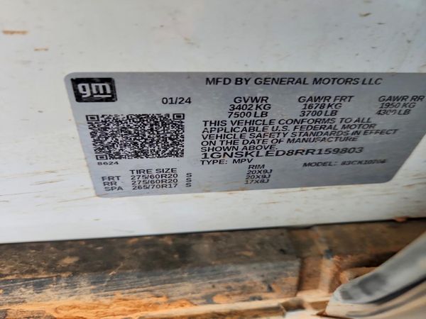 2024 CHEVROLET TAHOE FL — VINS