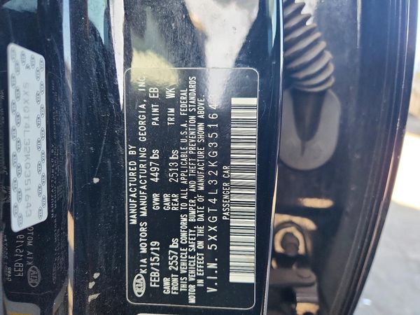 2019 KIA OPTIMA LX, S