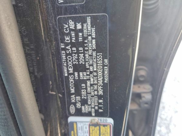 2019 KIA FORTE S/GT Line