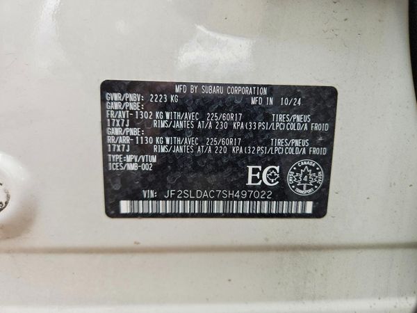 2025 SUBARU FORESTER