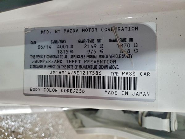 2014 MAZDA 3 Grand Touring/GT