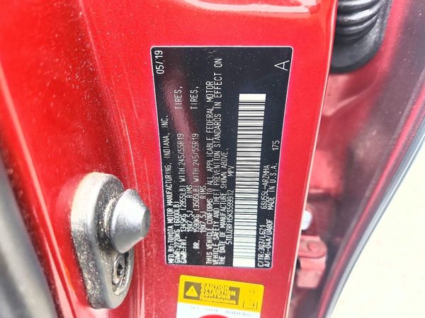 2019 TOYOTA HIGHLANDER SE/XLE