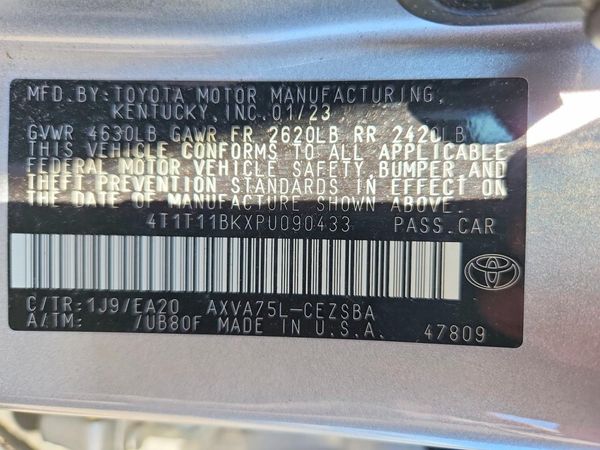 2023 TOYOTA CAMRY