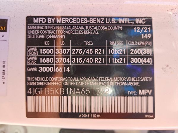 2022 MERCEDES-BENZ GLE GLE450 4MATIC