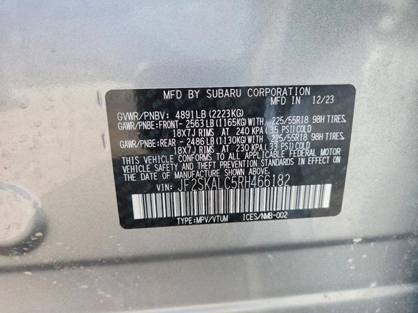 2024 SUBARU FORESTER Limited