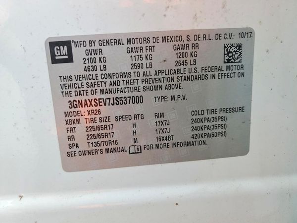 2018 CHEVROLET EQUINOX LT (1LT)